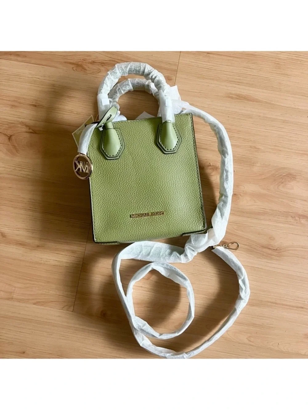 Michael Kors 35S1GM9TOL Mercer Extra-Small IN Light Sage